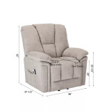 Charleston Microfiber Lift Chair