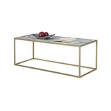 Gold Coast Faux Marble Rectangle Coffee Table