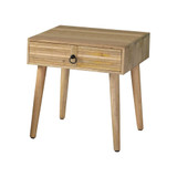 24" Mango Square 1-Drawer End Table
