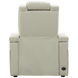 Cali Leather Power Recliner with Power Headrest and Lights