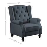 Sherry Fabric Pushback Recliner
