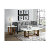 Meyers Marble Square End Table