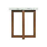 Meyers Marble Square End Table