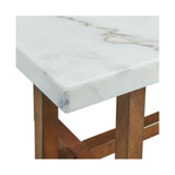 Meyers Marble Square End Table