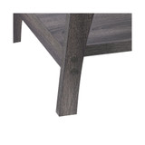Hollywood Side Table with Lower Shelf