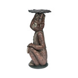 Moroccan Monkey Butler Pedestal Sculptural Table