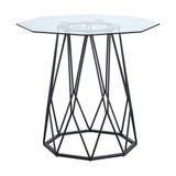 Trystance Glass Top End Table