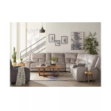 Terrine 6-Pc. Fabric Sectional with 2 Power Motion Recliners and 2 USB Consoles