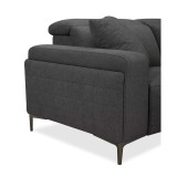 Adney 161" 6-Pc. Zero Gravity Fabric Sectional with 3 Power Recliners