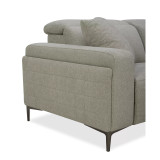 Adney 161" 6-Pc. Zero Gravity Fabric Sectional with 3 Power Recliners