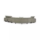 Adney 161" 6-Pc. Zero Gravity Fabric Sectional with 3 Power Recliners