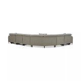 Adney 161" 6-Pc. Zero Gravity Fabric Sectional with 3 Power Recliners