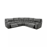 Terrine 5-Pc. Fabric Sectional with 2 Power Motion Recliners