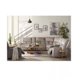 Terrine 5-Pc. Fabric Sectional with 2 Power Motion Recliners