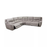 Terrine 5-Pc. Fabric Sectional with 2 Power Motion Recliners