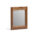 Hairpin Natural Live Edge Media Console and Mirror Set