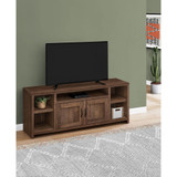 Modern Farmhouse TV Stand with 2 Doors