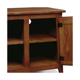 Mission Two Door TV Stand For 55" TV, Russet