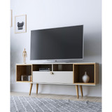 Theodore 62.99" Medium-Density Fiberboard 6-Shelf TV Stand