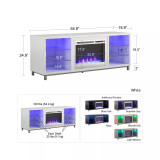 Norton Deluxe Fireplace TV Stand For TVs Up To 70"