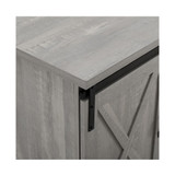 58" Modern Farmhouse Wood TV Stand