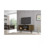 Liberty 53.14" Mid Century - Modern TV Stand with 5 Shelves and 1 Door