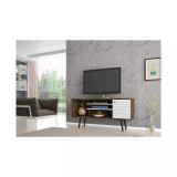 Liberty 53.14" Mid Century - Modern TV Stand with 5 Shelves and 1 Door