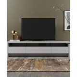 Sylvan 85.03" Medium Density Fibreboard 1-Shelf 3-Drawer TV Stand