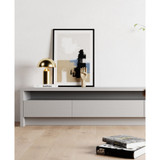 Sylvan 85.03" Medium Density Fibreboard 1-Shelf 3-Drawer TV Stand