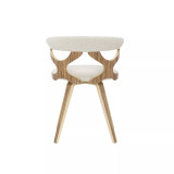 Gardenia Mid-Century Modern Dining and Accent Chair with Swivel