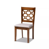 Peter Modern and Contemporary Fabric Upholstered 4 Piece Dining Chair Set