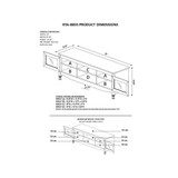 Techni Mobili Driftwood TV Stand