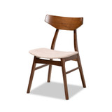 Danica Mid-Century Modern Transitional Fabric Upholstered 4 Piece Dining Chair Set