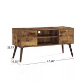 Amarah Mid Century Modern Entertainment Center
