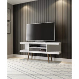 Utopia 53.14" Medium Density Fibreboard 4-Shelf TV Stand