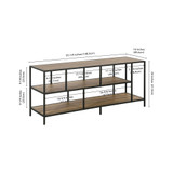 Winthrop 55" TV Stand with Shelves