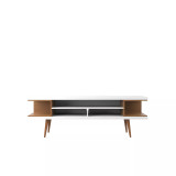 Utopia 70.47" TV Stand with Splayed Wooden Legs and 4 Shelves
