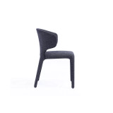 Conrad 4-Piece Woven Tweed Upholstered Dining Chair Set