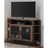 Mesh Door Corner TV Console