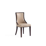 Grand 4-Piece Beech Wood Faux Leather Upholstered Dining Chair Set