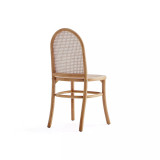 Paragon 4-Piece Ash Wood and Natural Cane Dining Chair