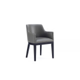 Gansevoort 4 Piece Beech Wood Faux Leather Upholstered Dining Chair Set
