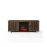 Silas 58" Low Profile TV Stand with Fireplace