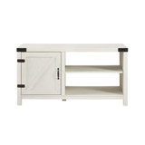 Asymmetrical Barn Door Farmhouse TV Stand