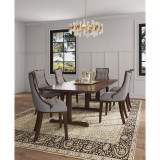 Fifth Avenue 2-Piece Beech Wood Faux Leather Upholstered Dining Chair Set