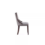 Fifth Avenue 2-Piece Beech Wood Faux Leather Upholstered Dining Chair Set