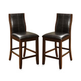 Egnew Dark Oak Pub Chair (Set of 2)