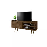 Bogart 53.54" Medium Density Fiberboard 3-Shelf Television Stand