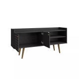 Bogart 53.54" Medium Density Fiberboard 3-Shelf Television Stand