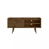 Bogart 53.54" Medium Density Fiberboard 3-Shelf Television Stand